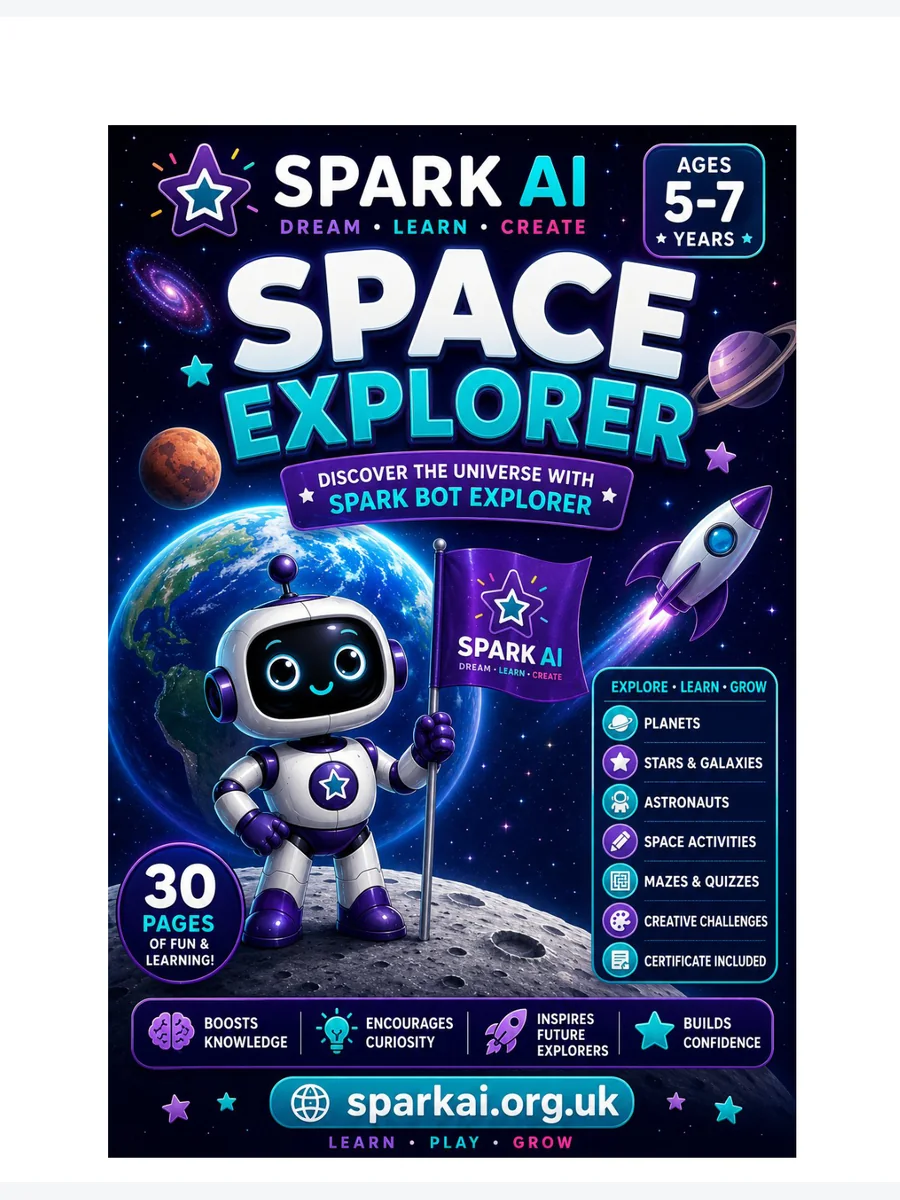 Space Explorer 7–11 workbook cover