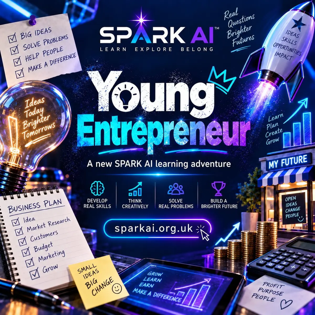 Young Entrepreneur workbook cover